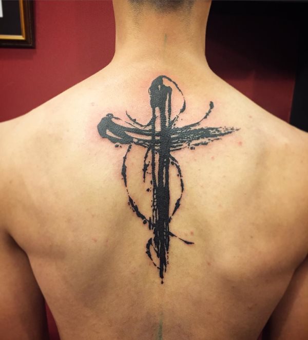 tatouage croix 350