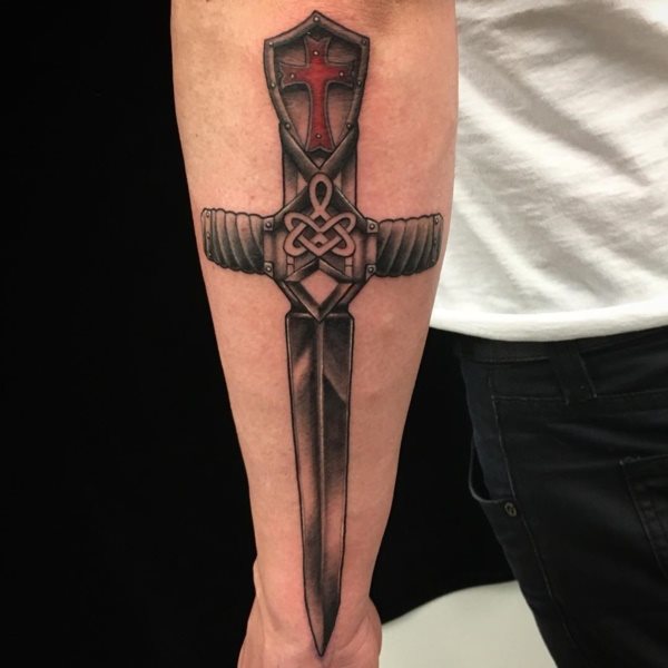 tatouage dague 142