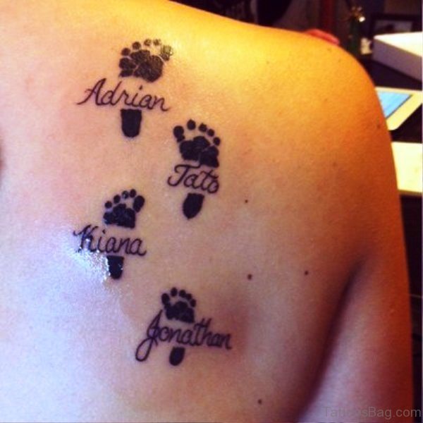 0 Tatouages D Empreintes Bebes Chiens Chats Et Plus