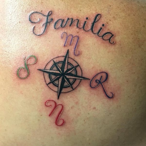 tatouage initiales 30