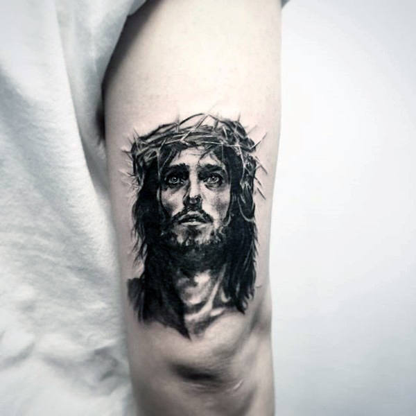 tatouage jesus christ 122