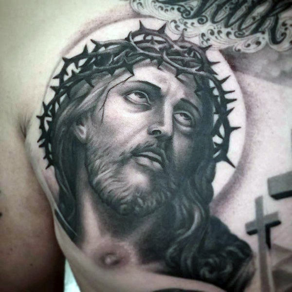 tatouage jesus christ 152
