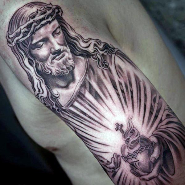 tatouage jesus christ 156