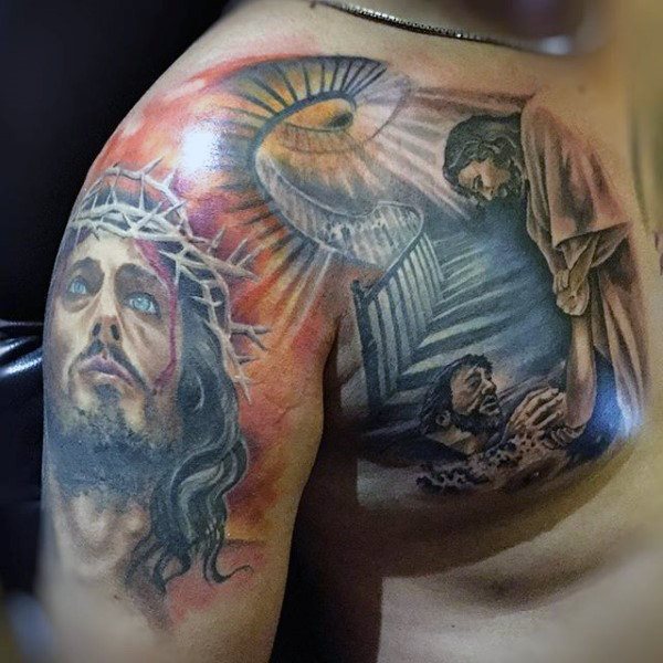 tatouage jesus christ 178