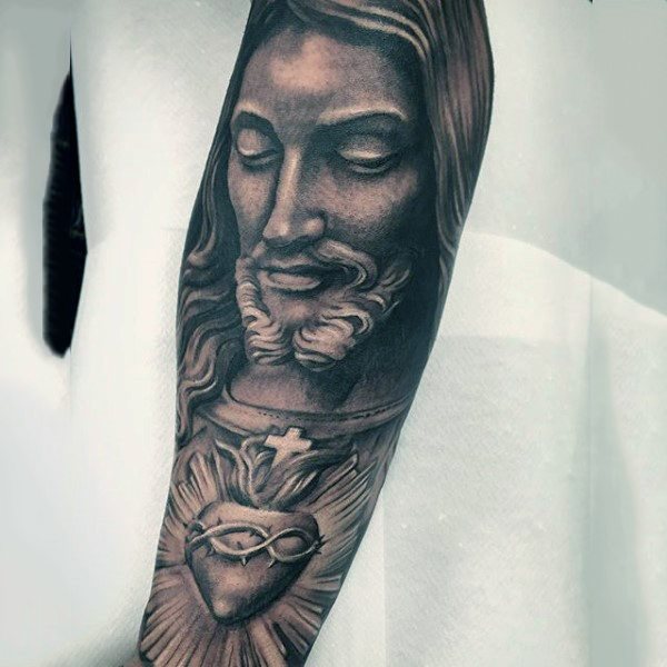 tatouage jesus christ 208