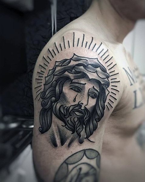 tatouage jesus christ 300