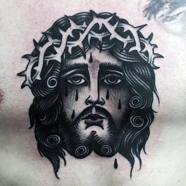 tatouage jesus christ 346