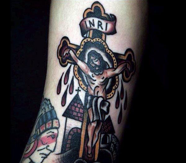 tatouage jesus christ 348