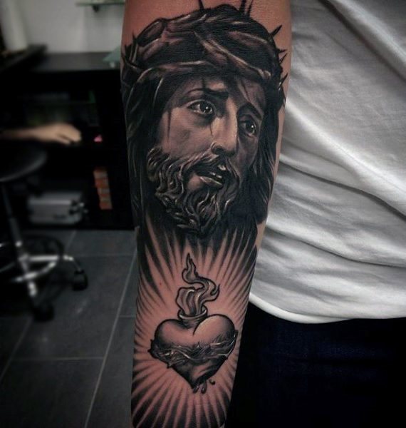 tatouage jesus christ 50