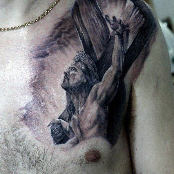 tatouage jesus christ 54