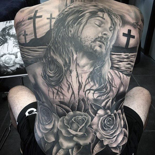 tatouage jesus christ 78