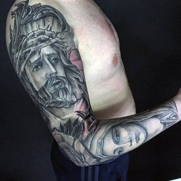 tatouage jesus christ 86