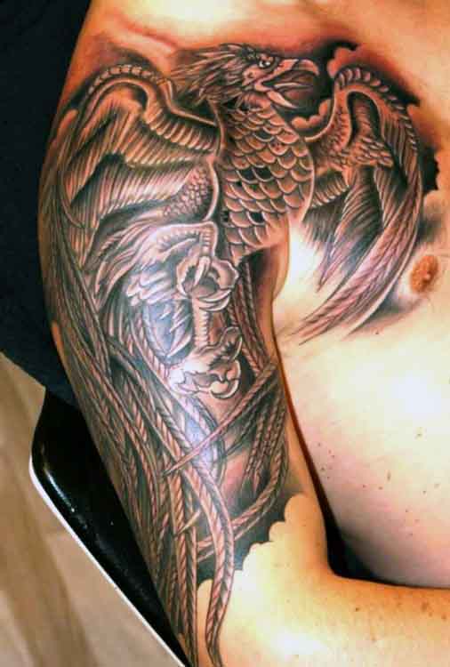 tatouage phoenix 114