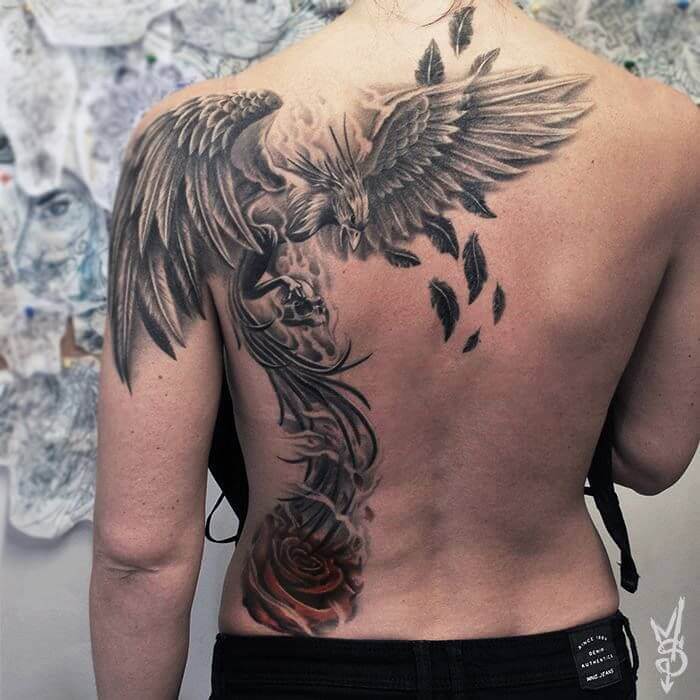 tatouage phoenix 134