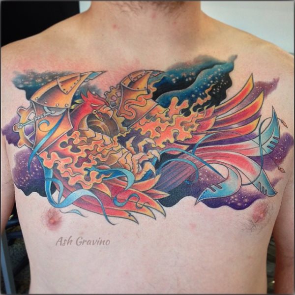 tatouage phoenix 146