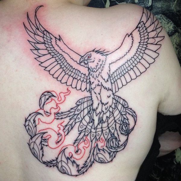 tatouage phoenix 156