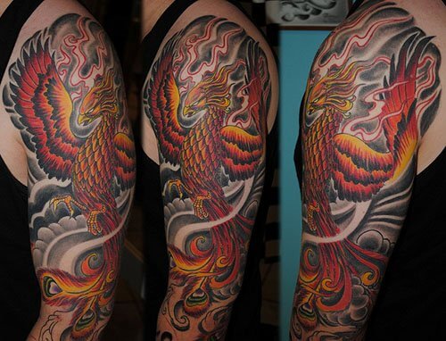 tatouage phoenix 158