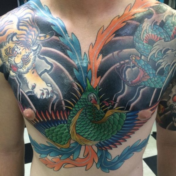 tatouage phoenix 174