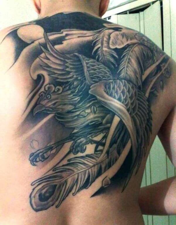 tatouage phoenix 18