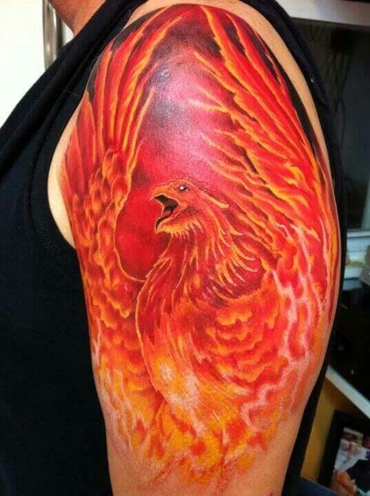 tatouage phoenix 22