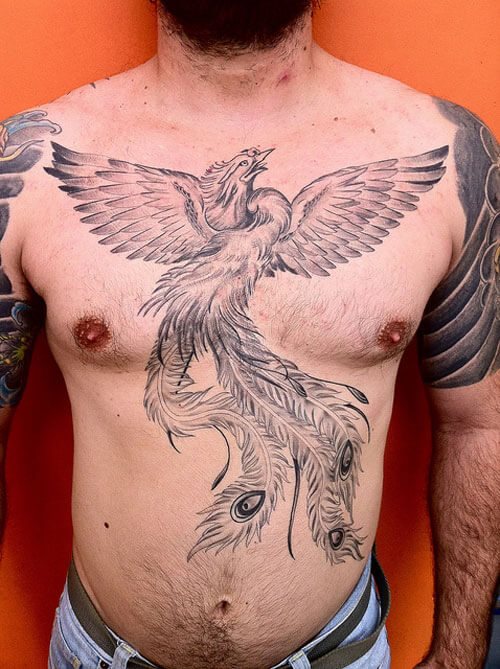 tatouage phoenix 250