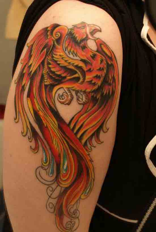 tatouage phoenix 252
