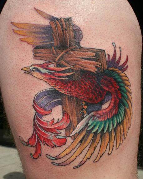 tatouage phoenix 266