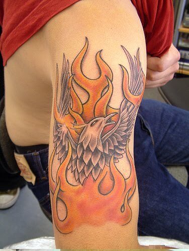 tatouage phoenix 268