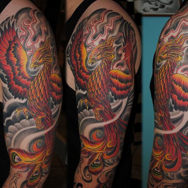tatouage phoenix 276