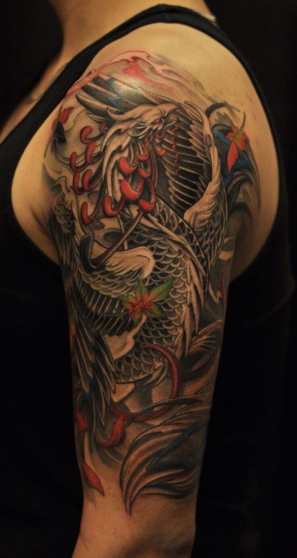 tatouage phoenix 32