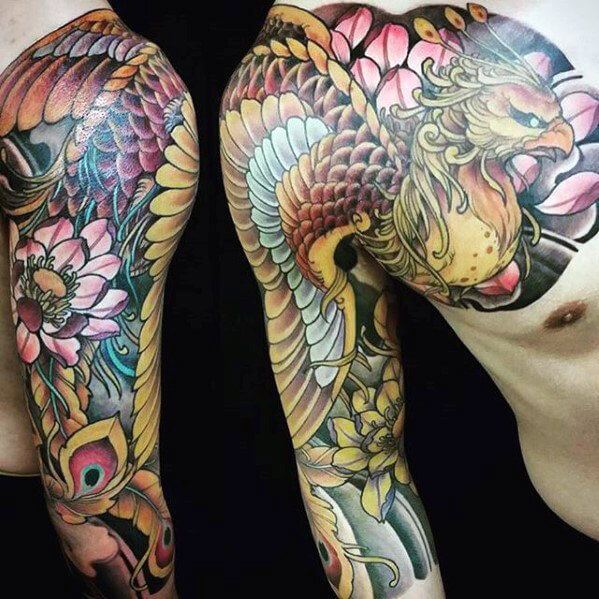 tatouage phoenix 40