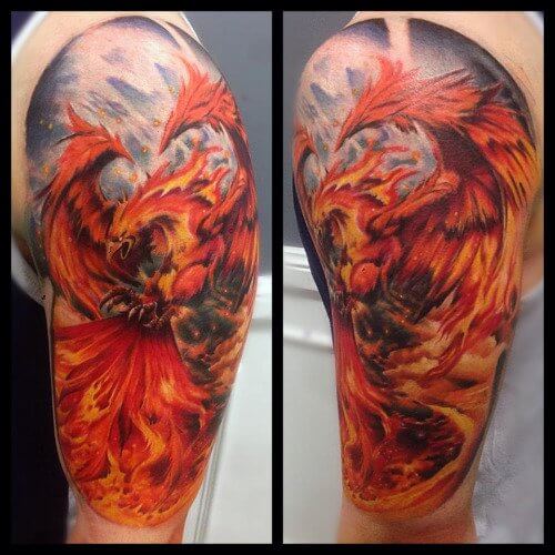 tatouage phoenix 68