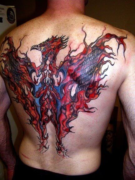 tatouage phoenix 74