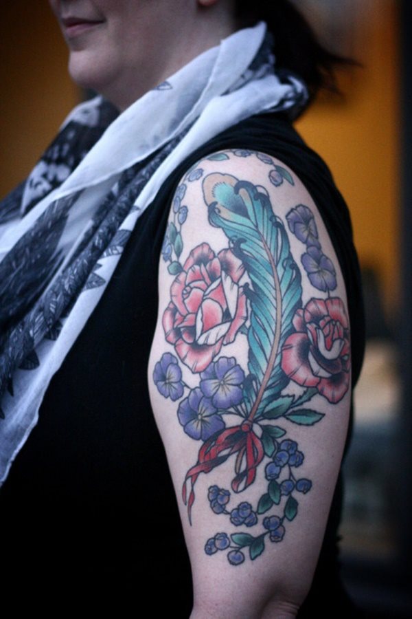 tatouage plume 178
