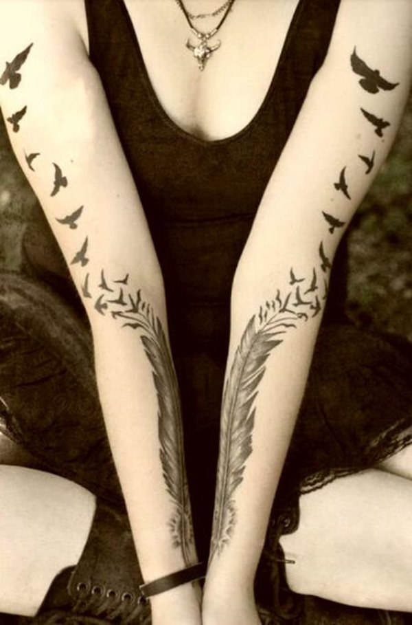 tatouage plume 226