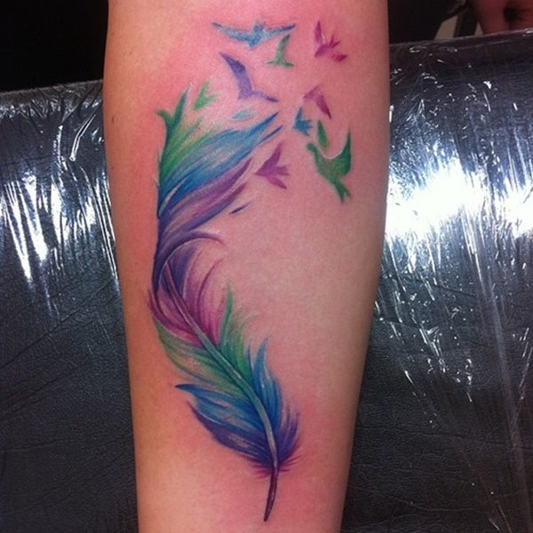 tatouage plume 262