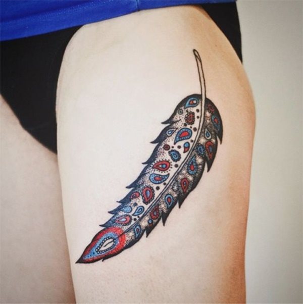 tatouage plume 296