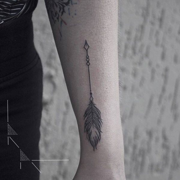 tatouage plume 376
