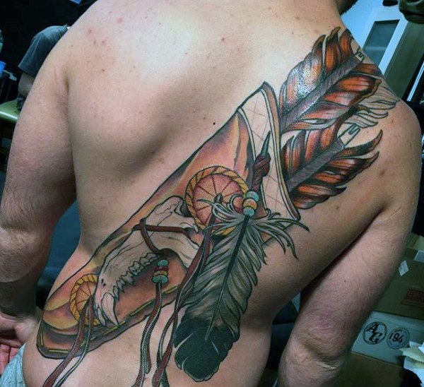 tatouage plume 40
