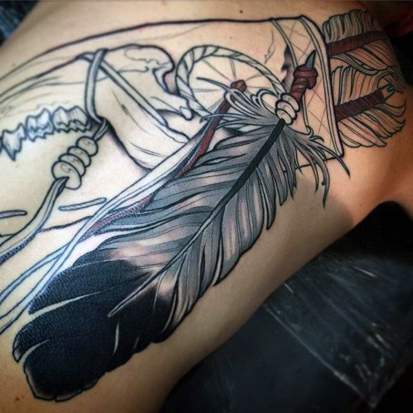 tatouage plume 406