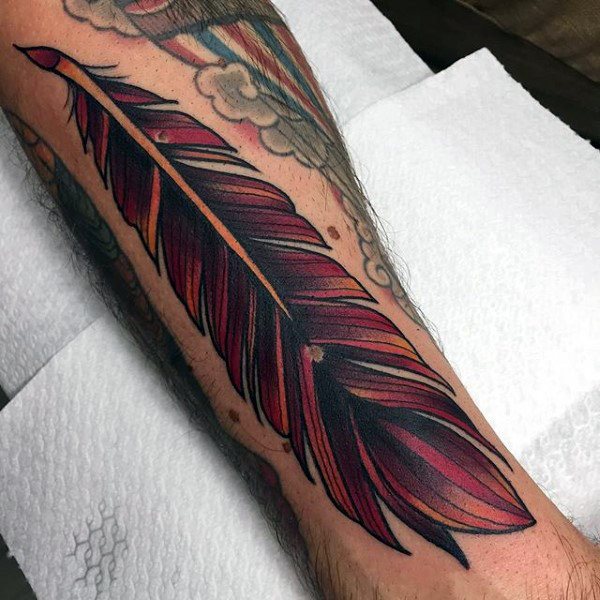 tatouage plume 426