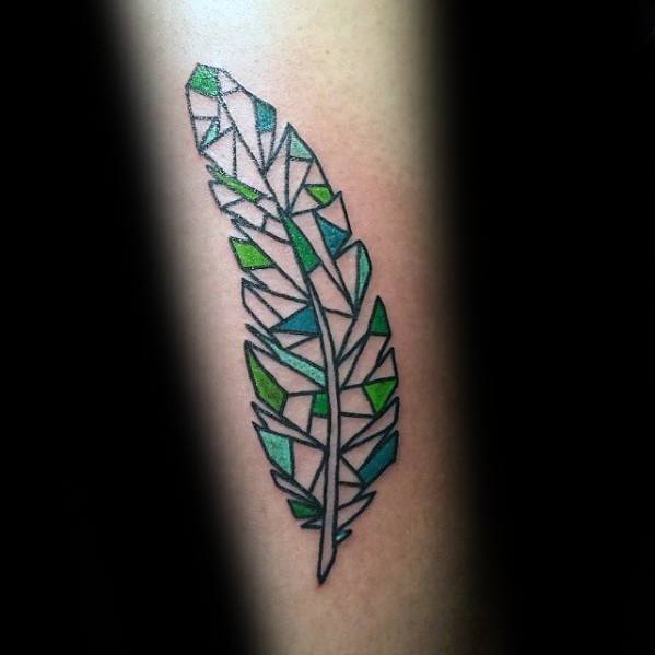 tatouage plume 428