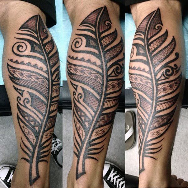tatouage plume 452