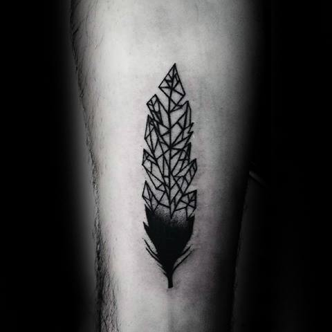 tatouage plume 46