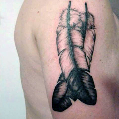 tatouage plume 48