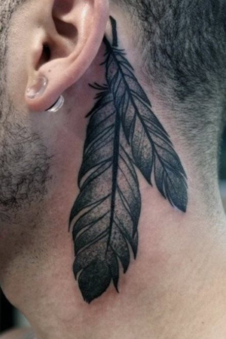 tatouage plume 488