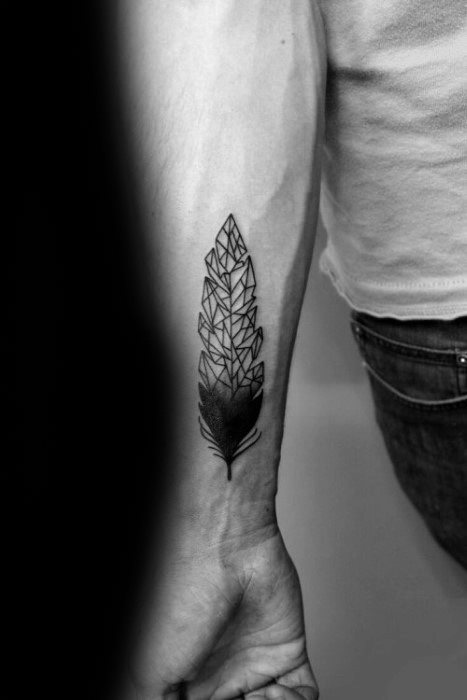 tatouage plume 490