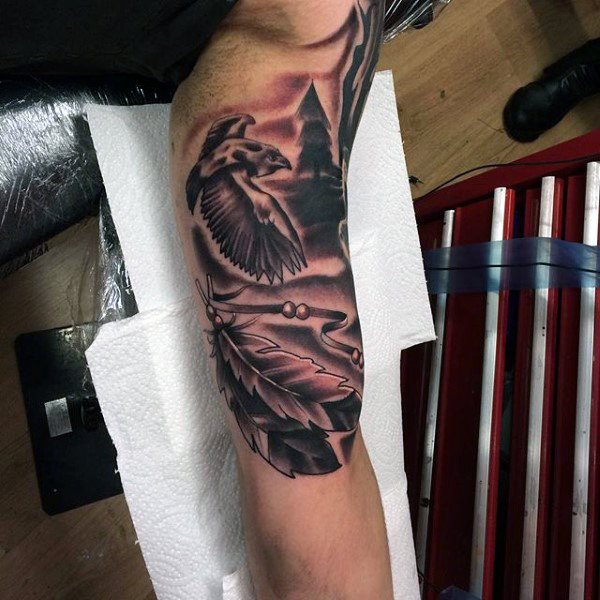 tatouage plume 518
