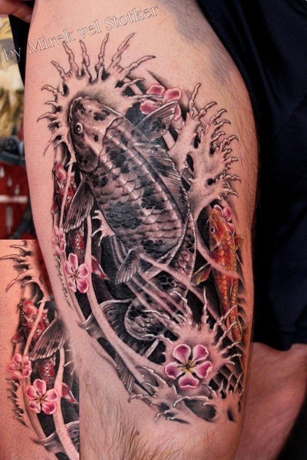tatouage poisson 112