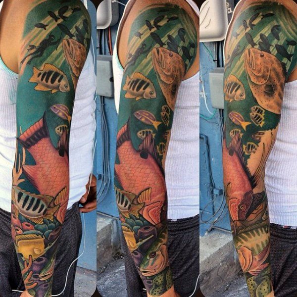 tatouage poisson 438